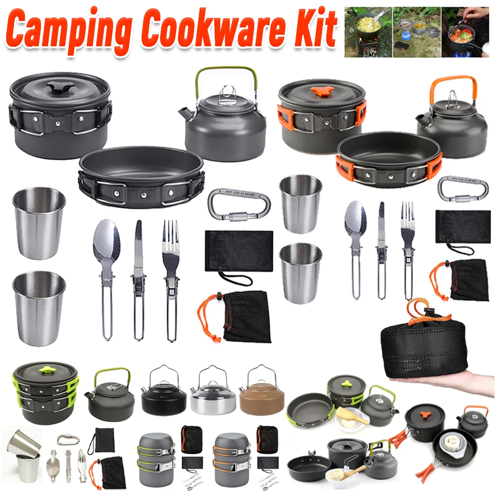 Campingkookgerei Set Ketel Pot - Camping Outdoor Cooking Set recensie en prijs