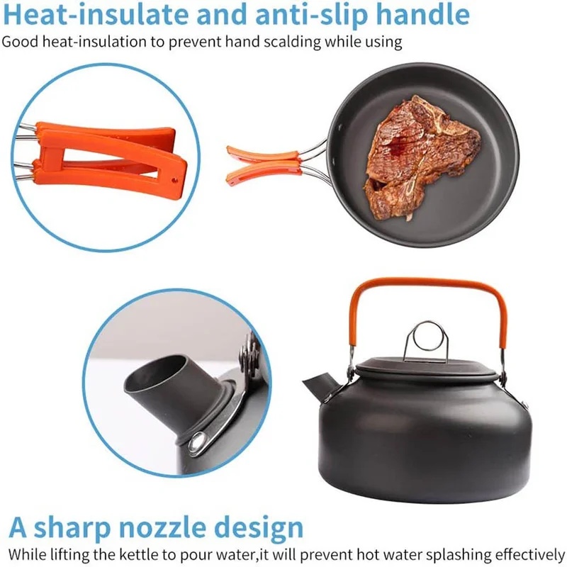 Campingkookset Campingkookgere - Camping Cooking Kettle recensie en prijs