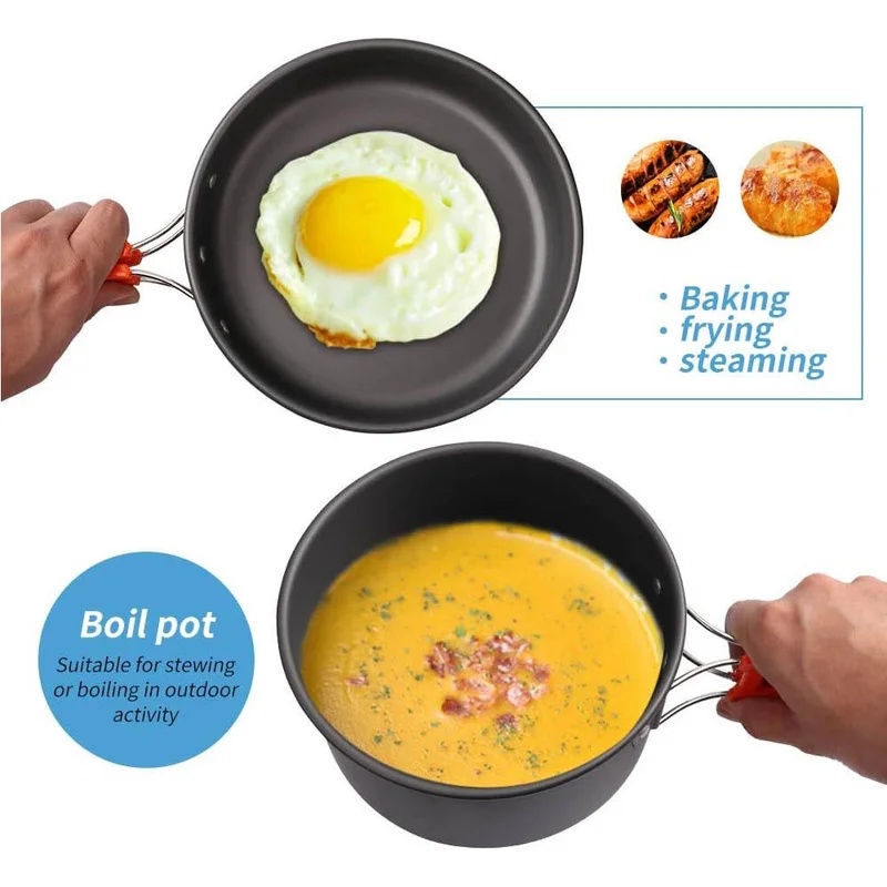 Campingkookset Campingkookgere - Camping Cooking Kettle recensie en prijs